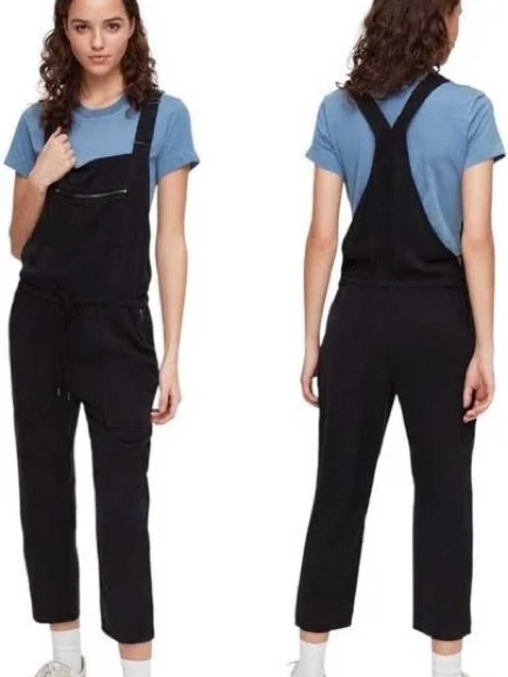 Wilfred Black Utility Jumpsuit Overalls